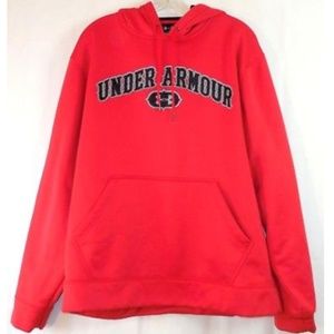 Under Armour Men's Size MD Red Sweatshirt Hoodie
